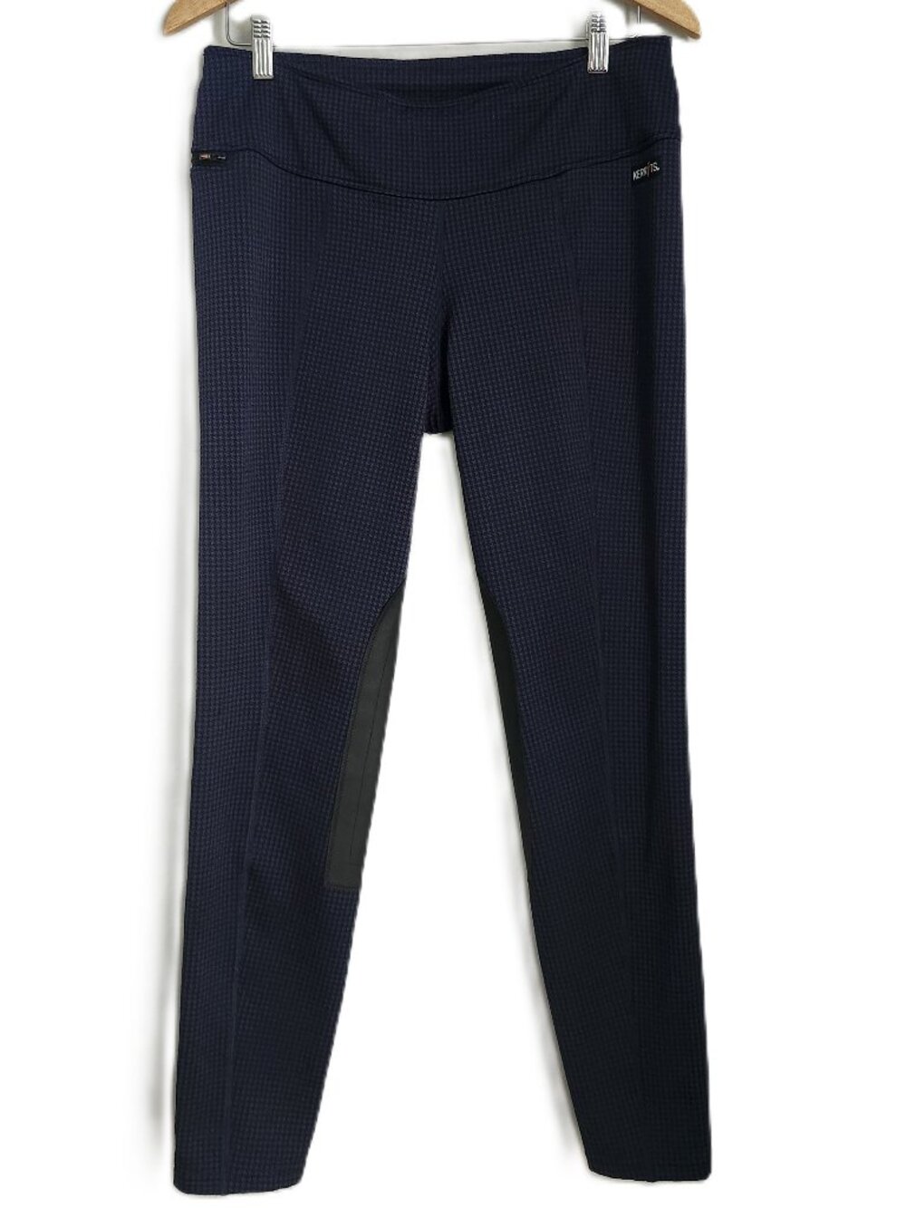 KERRITS Momentum Fleece Lite Knee Patch Equestrian Riding Tights L